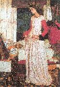 Morris, William Queen Guenevere oil on canvas